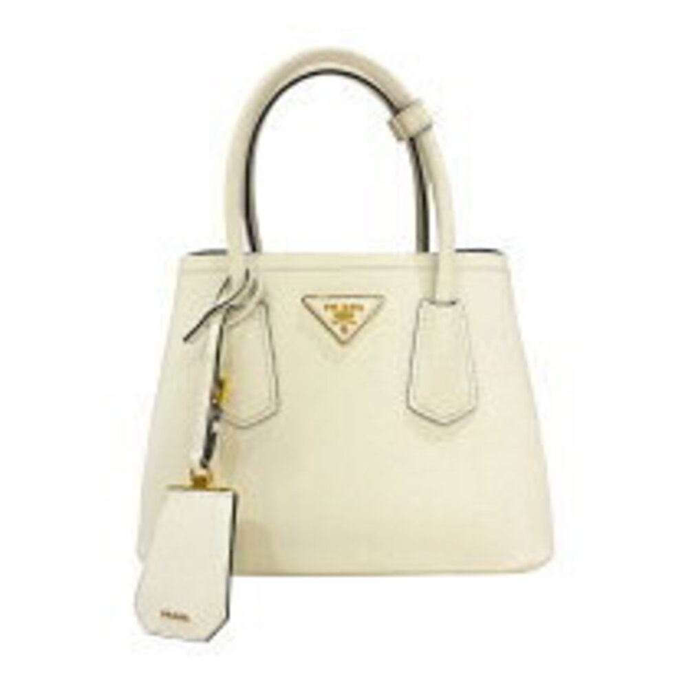 Prada Double Handbag White Saffiano Leather - Picture 2 of 11